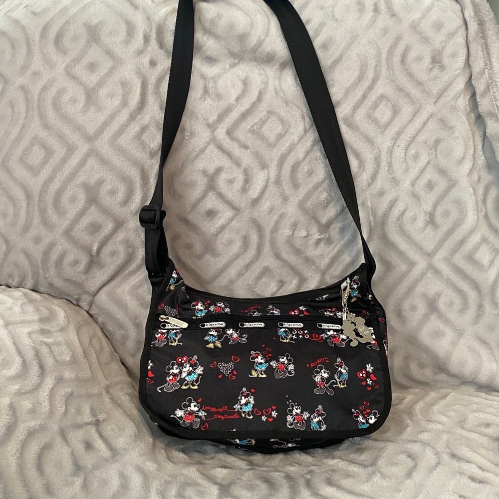 NWOT Mickey & Minnie LeSportsac Hobo Bag